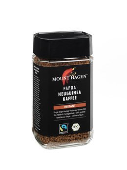 Mount Hagen Bio Fairtrade Instant Kaffee PNG, 100g