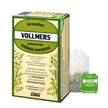 Salus Vollmers® präparierter Grüner Hafertee 15FB, 18g