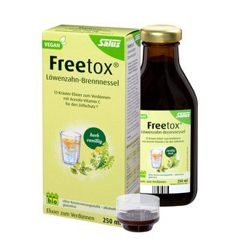 Salus Freetox® Löwenzahn-Brennnessel 12-Kräuter-Elixier zum Verdünnen bio, 250ml