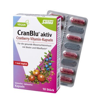 Salus CranBlu® aktiv Cranberry-Vitamin-Kapseln 10 Kps, 5g