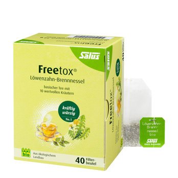 Salus Freetox® Löwenzahn-Brennnessel Kräutertee bio 40FB, 72g