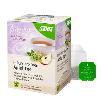 Salus Gourmet Holunderblüten Apfel Tee bio 15 FB, 30g