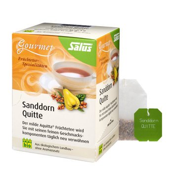 Salus Gourmet Sanddorn Quitte Aquitta® Früchtetee bio 15FB, 36g