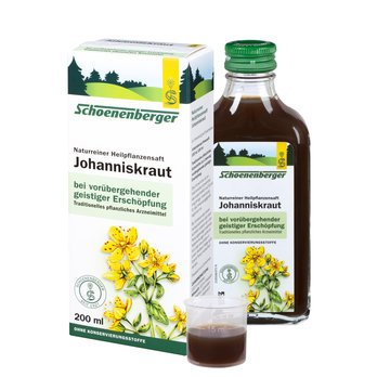 Schoenenberger Johanniskraut, Naturreiner Heilpflanzensaft bio, 200ml