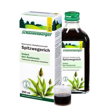 Schoenenberger Spitzwegerich, Naturreiner Heilpflanzensaft bio, 200ml