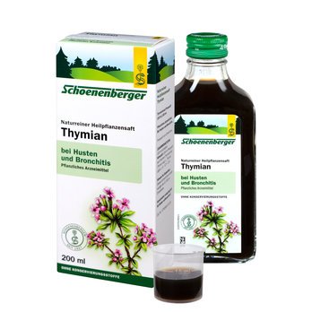 Schoenenberger Thymian, Naturreiner Heilpflanzensaft bio, 200ml