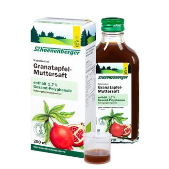Schoenenberger Granatapfel-Muttersaft, Naturrein (Bio), 200ml