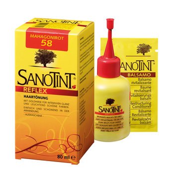 SANOTINT® Reflex Haartönung Nr. 58 „Mahagonirot“, 80ml