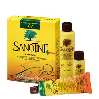 SANOTINT® Haarfarbe sensitive „light“ Nr. 87 „Honigblond Extra Hell“, 125ml