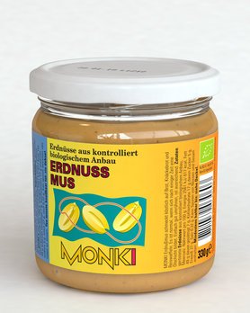 Monki Erdnussmus, 330g