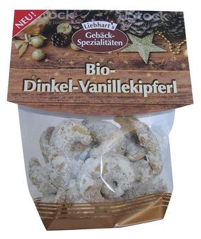 Bio-Dinkel-Vanille-Kipferl, 125g