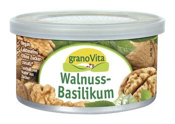 Veganer Brotaufstrich Walnuss-Basilikum, 125g