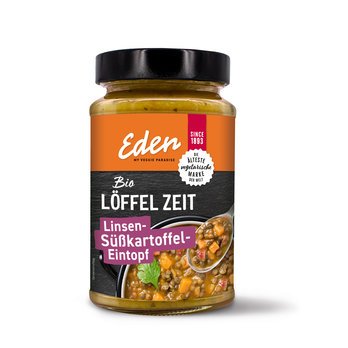 Eden Löffel Zeit Linsen-Süßkartoffel-Eintopf, 400g