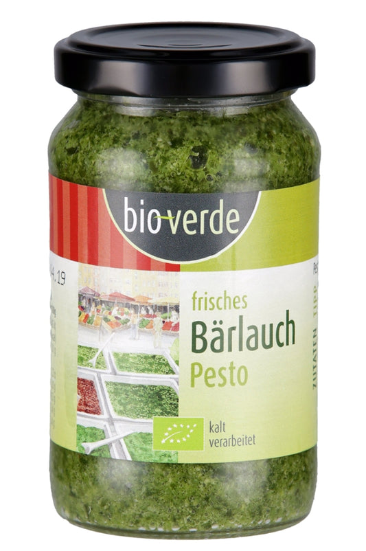 bio-verde Pesto Bärlauch 165g kalt verarbeitet nicht erhitzt