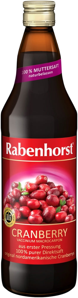 Rabenhorst Cranberry Muttersaft, 750ml