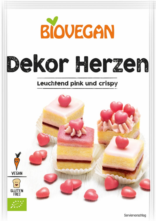 Biovegan Dekor Herzen, BIO 35g