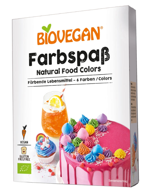 Biovegan Farbspaß, Färbende Lebensmittel, BIO 6x8g