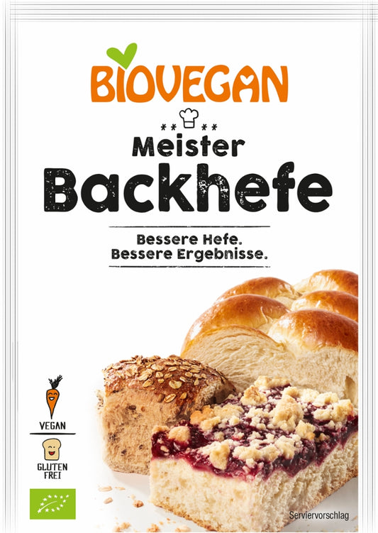 Biovegan Meister Backhefe, BIO 7g