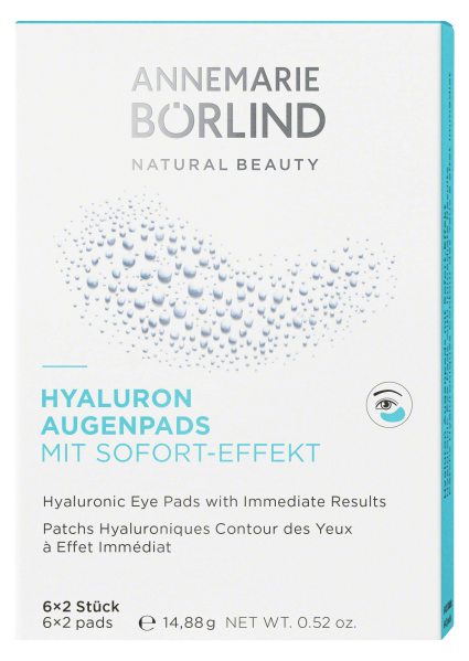 ANNEMARIE BÖRLIND HYALURON AUGENPADS mit Sofort-Effekt, 6 x 2St