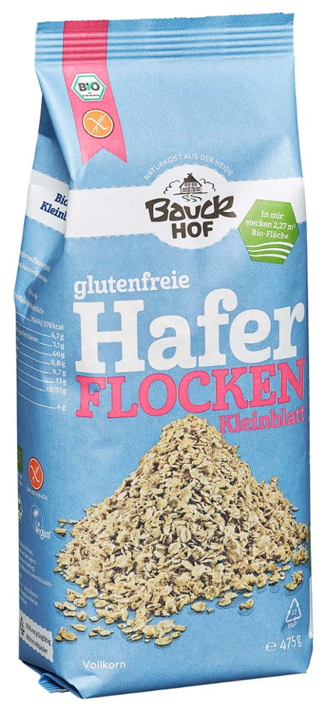 Bauckhof Haferflocken Kleinblatt glutenfrei Bio, 475g