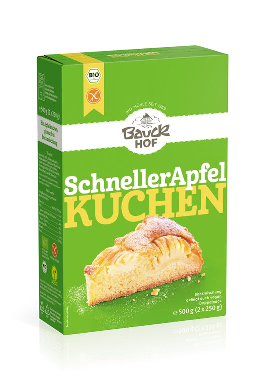 Bauckhof Schneller Apfelkuchen glutenfrei Bio, 500g