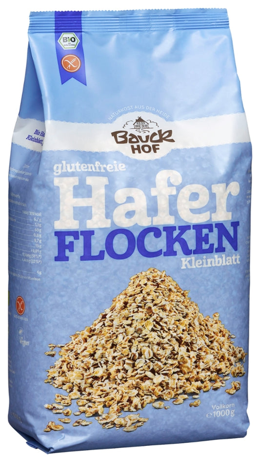 Bauckhof Haferflocken Kleinblatt glutenfrei Bio, 1000g