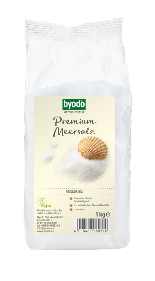 Byodo Premium Meersalz, feinkörnig 1KG