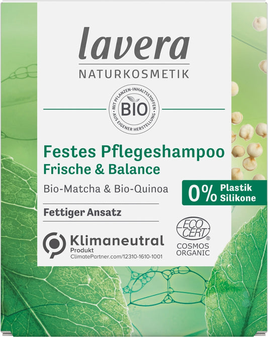 Lavera Frische & Balance festes Pflegeshampoo, 50g