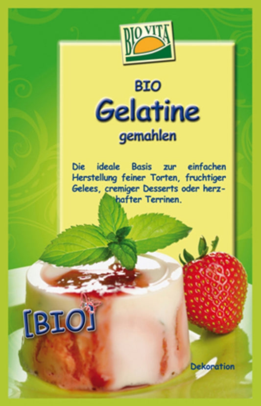 BIOVITA Bio Gelatine gemahlen 9g