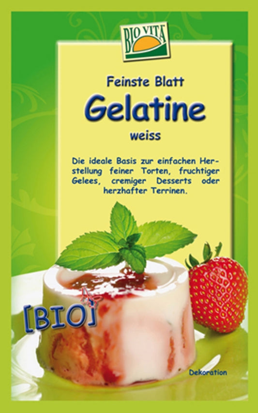 BIOVITA BIO Blatt-Gelantine weiß 10g