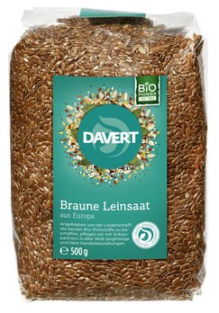 Braune Leinsaat aus Europa 500g