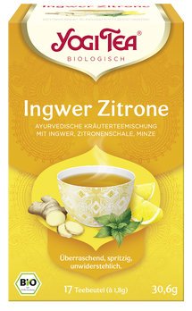 Yogi Tea® Ingwer Zitrone Bio, 17x1,8g