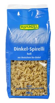 Rapunzel Dinkel-Spirelli hell aus Deutschland, 500g