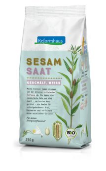 Reformhaus Sesamsaat, geschält, weiß bio, 250g