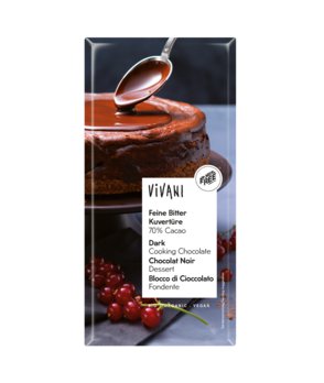 Feine Bitter Kuvertüre 70% Cacao 200 g Tafelformat
