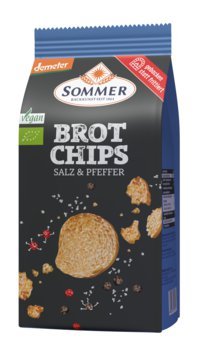 Sommer Demeter Brot Chips - Salz & Pfeffer, 100g