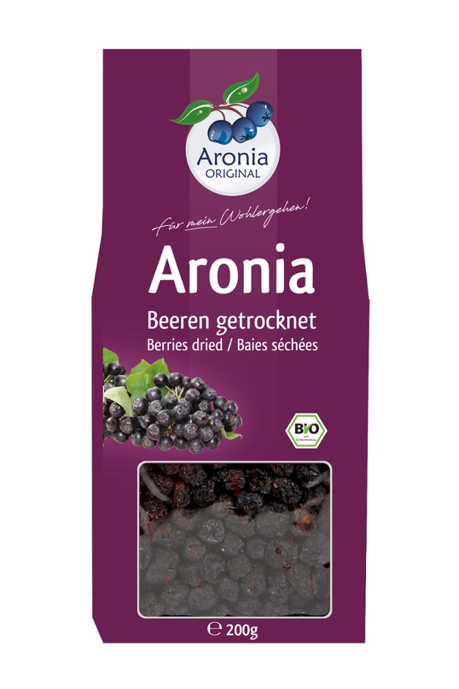 Aronia ORIGINAL Bio Aroniabeeren getrocknet, 200g