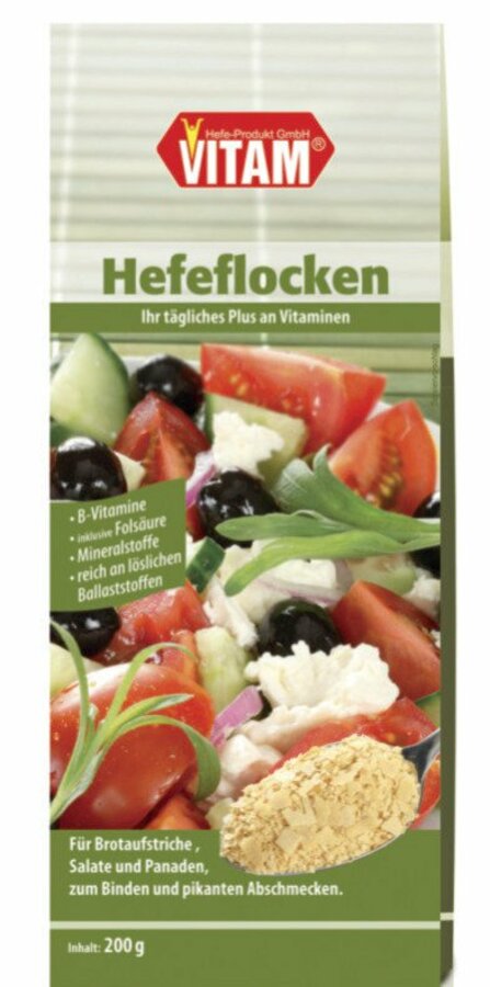 Vitam Hefeflocken salzfrei - natriumarm, 200g