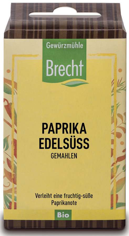 Gewürzmühle Brecht Paprika Edelsüß gemahlen Nachfüllpack, 45g