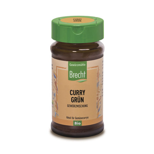 Gewürzmühle Brecht Curry grün Glas, Bio, 30g