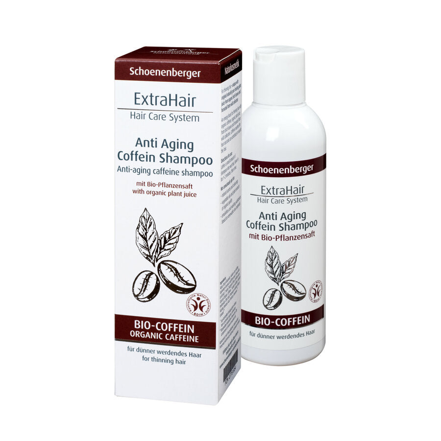 Schoenenberger ExtraHair® Anti Aging Coffein Shampoo m. Bio-Pflanzensaft BDIH, 200ml