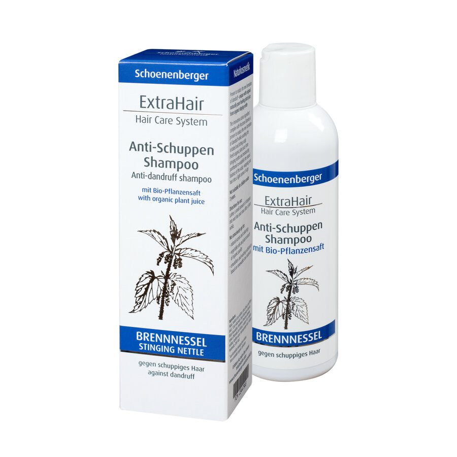 Schoenenberger ExtraHair® Anti-Schuppen Shampoo mit Bio-Pflanzensaft Brennnessel, 200ml