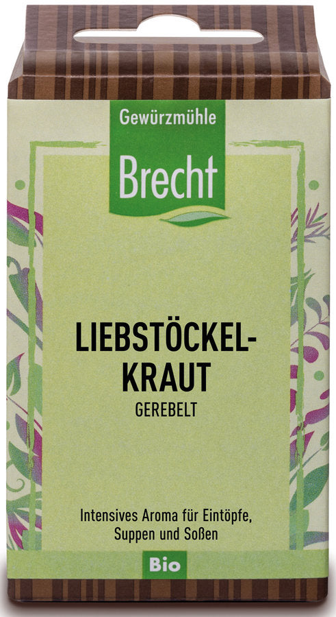 Gewürzmühle Brecht Liebstöckelkraut gerebelt Nachfüllpack Bio, 12,5g