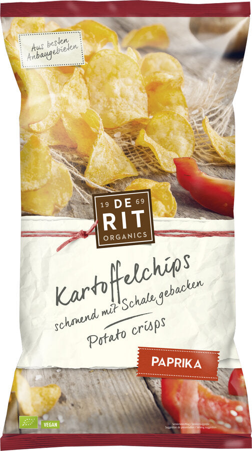 De Rit Kartoffelchips Paprika, 125g