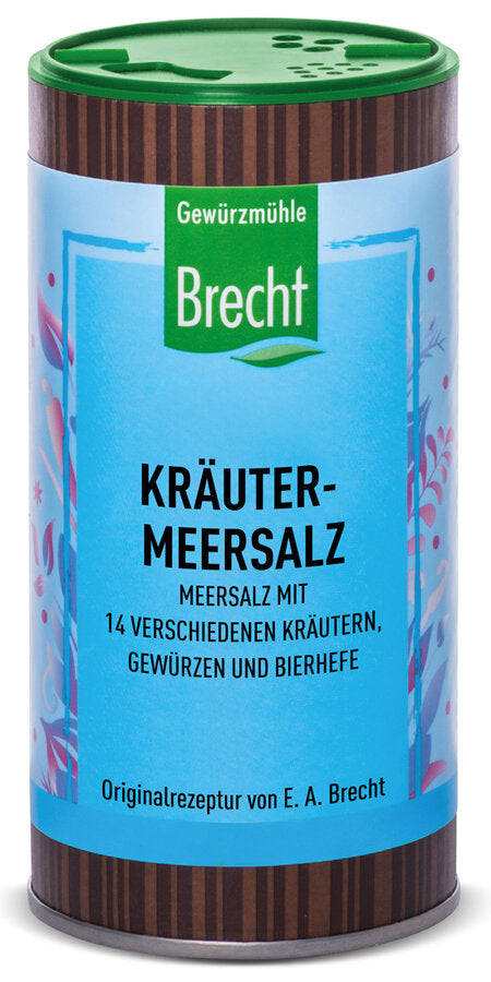 Gewürzmühle Brecht Kräuter-Meersalz Streuer, 200g