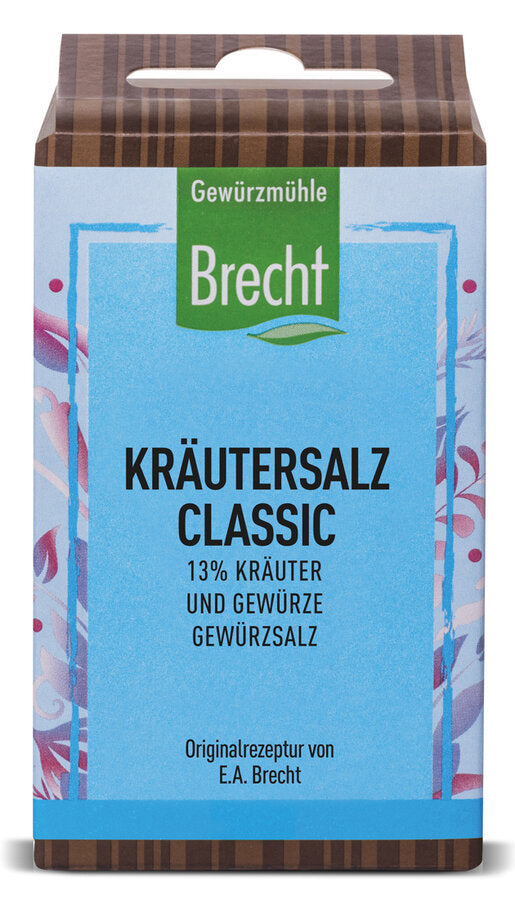 Gewürzmühle Brecht Kräutersalz Classic Nachfüllpack, 80g