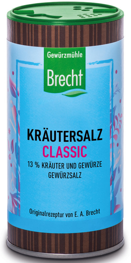 Gewürzmühle Brecht Kräutersalz Classic Streuer, 200g