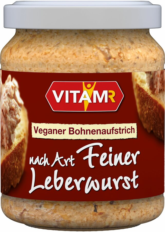Vitam veganer Bohnenaufstrich nach Art Feiner Leberwurst, 120g