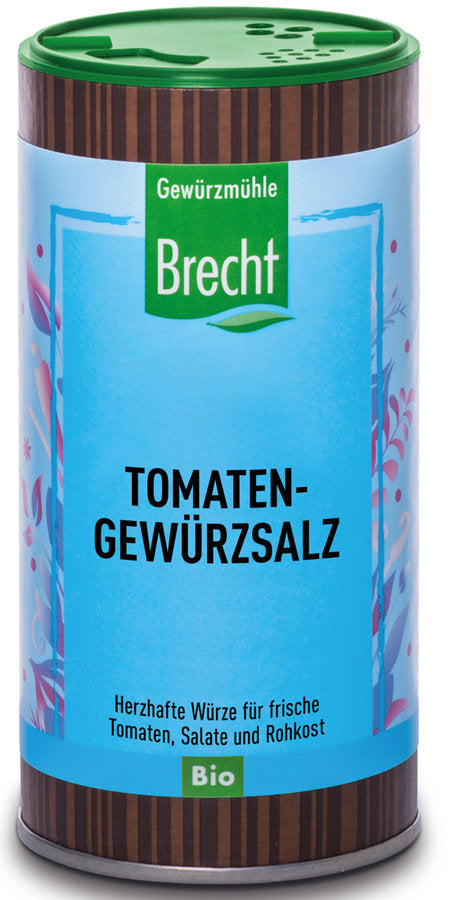 Gewürzmühle Brecht Tomaten-Gewürzsalz Streudose, 200g