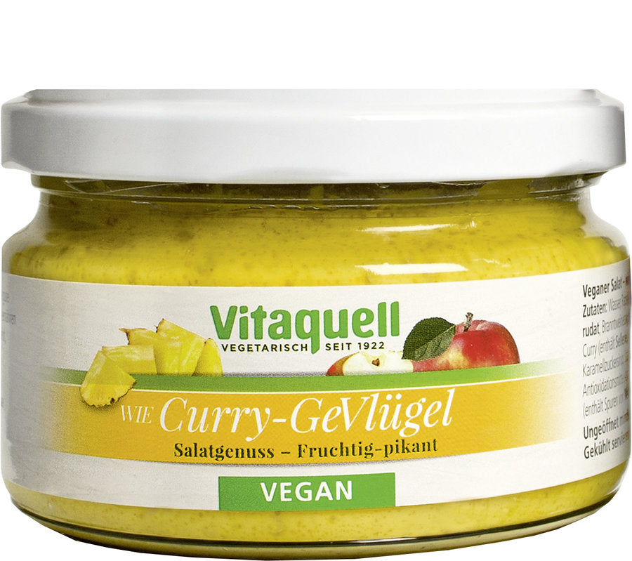 Vitaquell Curry-Gevlügel-Salat, vegan, 180g